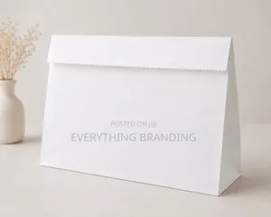 White Kraft Paper Bag for Packaging Produces, A3 Size