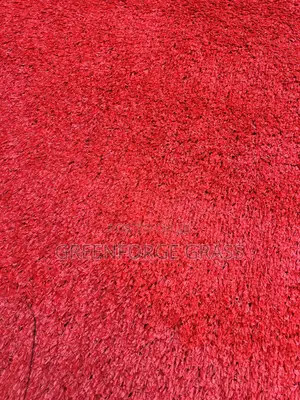 Artificial Grass, 15mm Red Coloured