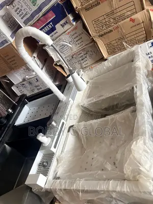 Pure White Luxury Multifunction Piano Handmade Kitchen Sink