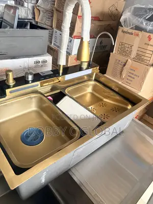 Luxury Gold Piano Multifunctional Sink
