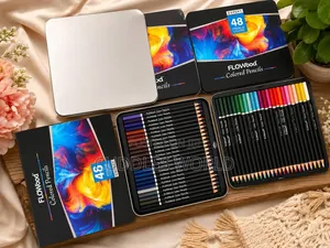 48pcs Double Step Quality Flowood Wxpert Coloured Pencil Set