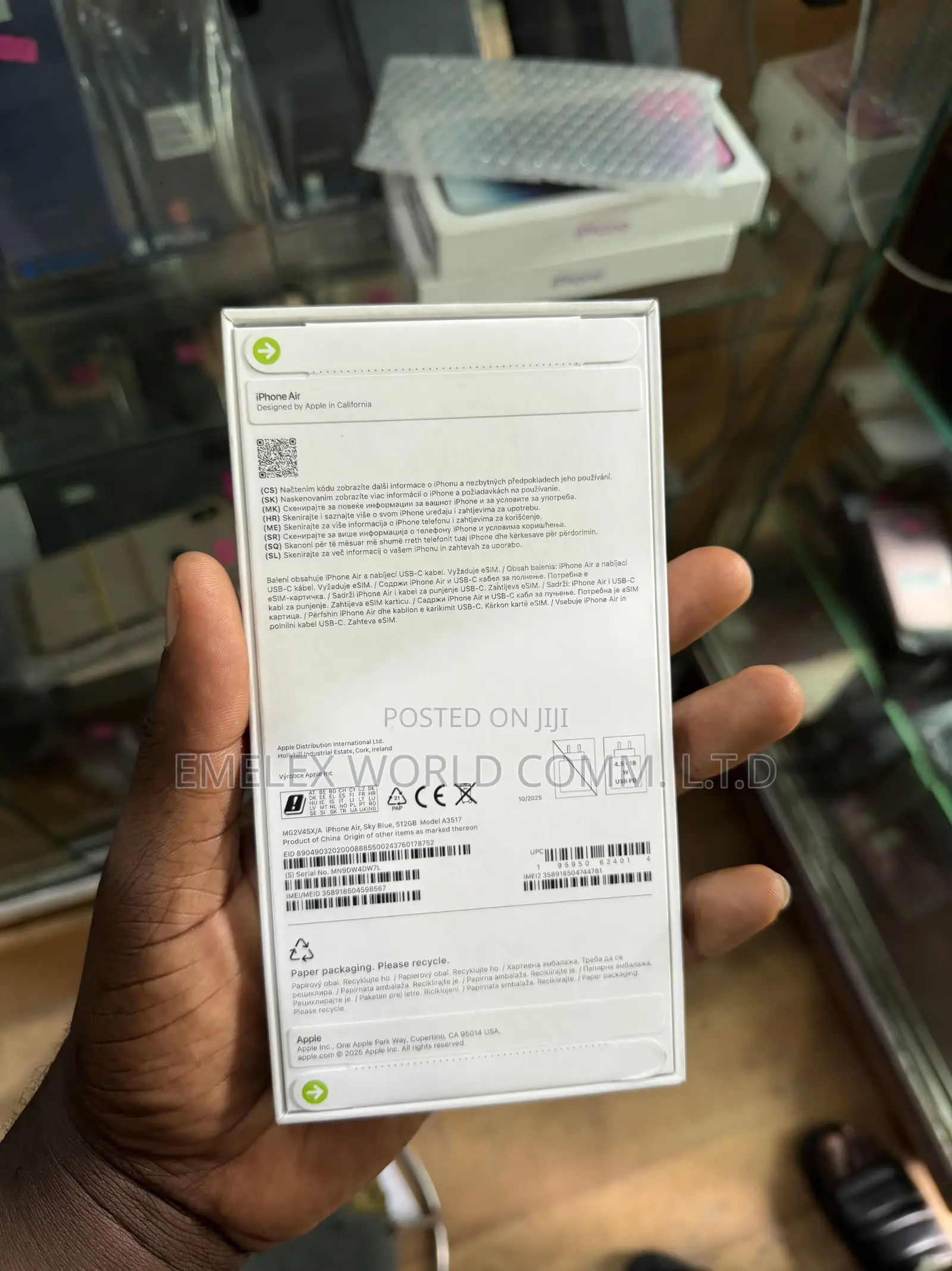 New Apple iPhone Air 512 GB White