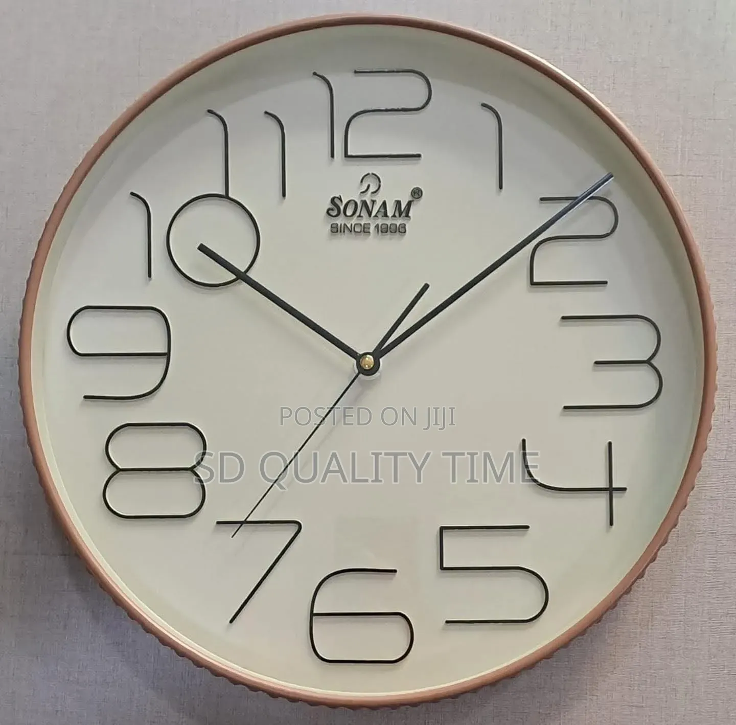 Sonam Plain Wall Clock (12 Inches)