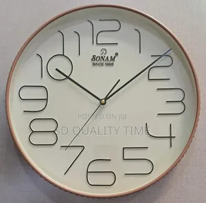 Sonam Plain Wall Clock (12 Inches)