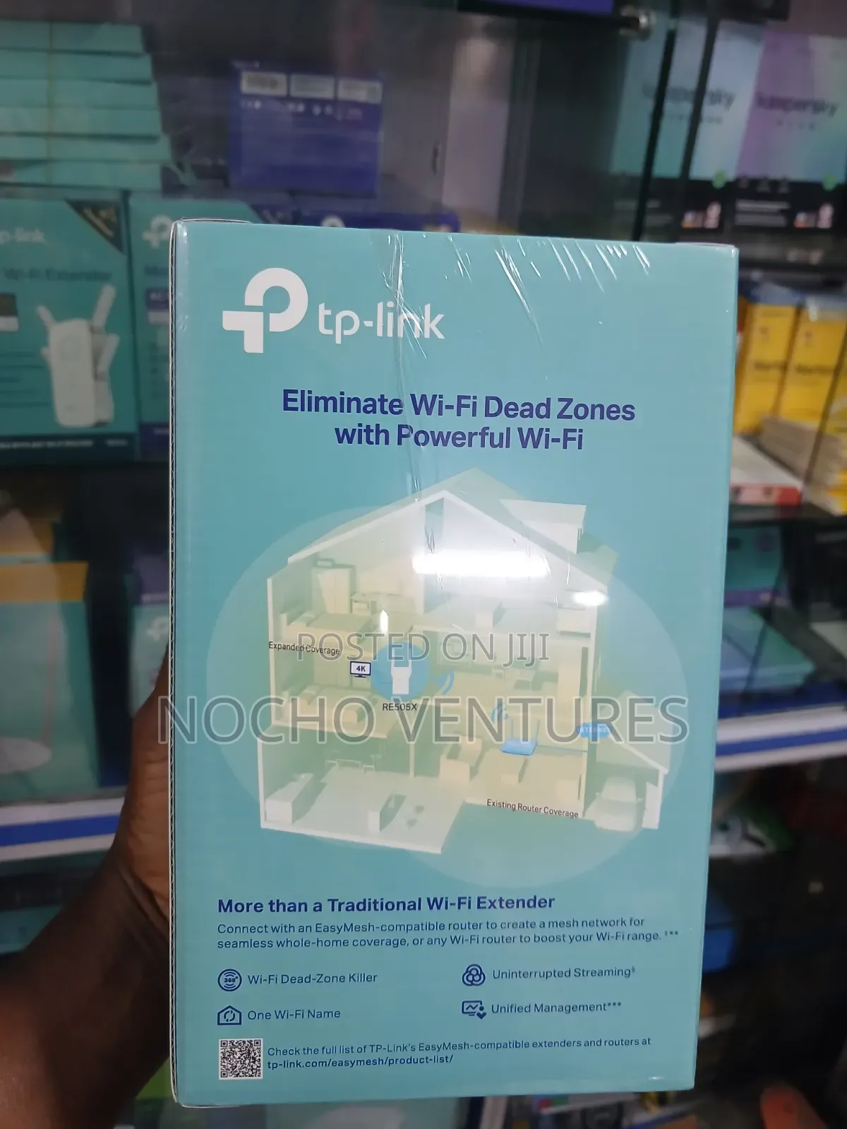 TP-Link Ax1500 Re505x Dual Band WiFi 6 Range Extender