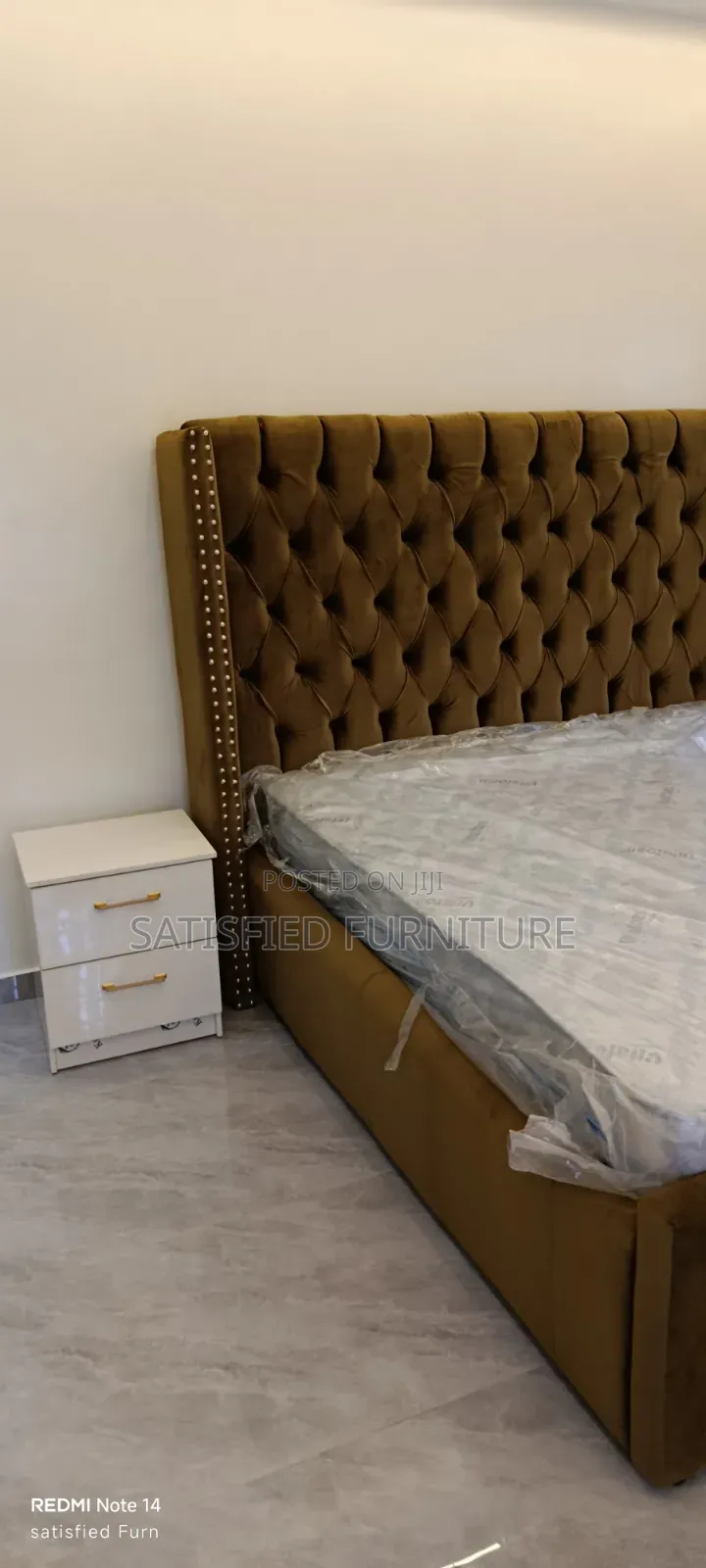 Upholstered Kings Bed