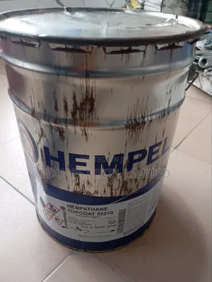 Hempel Hempathane Topcoat 55210 Industrial Paint Drum.