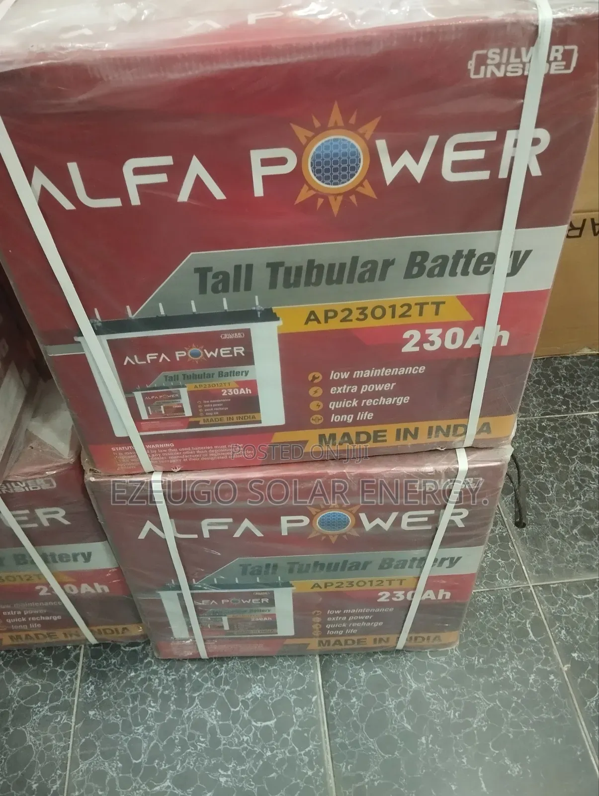 230Ah ALFA POWER Tubular Battery