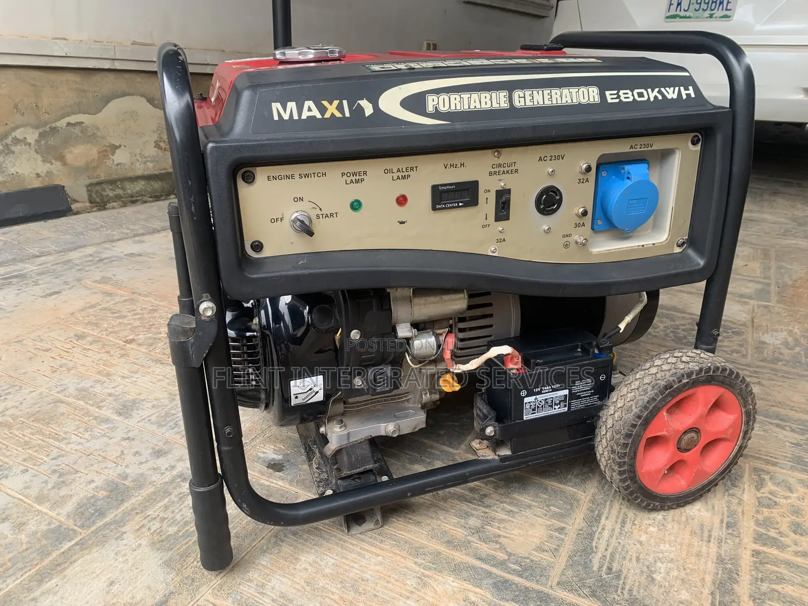 Barely Used 10Kva Maxi E80 Generator