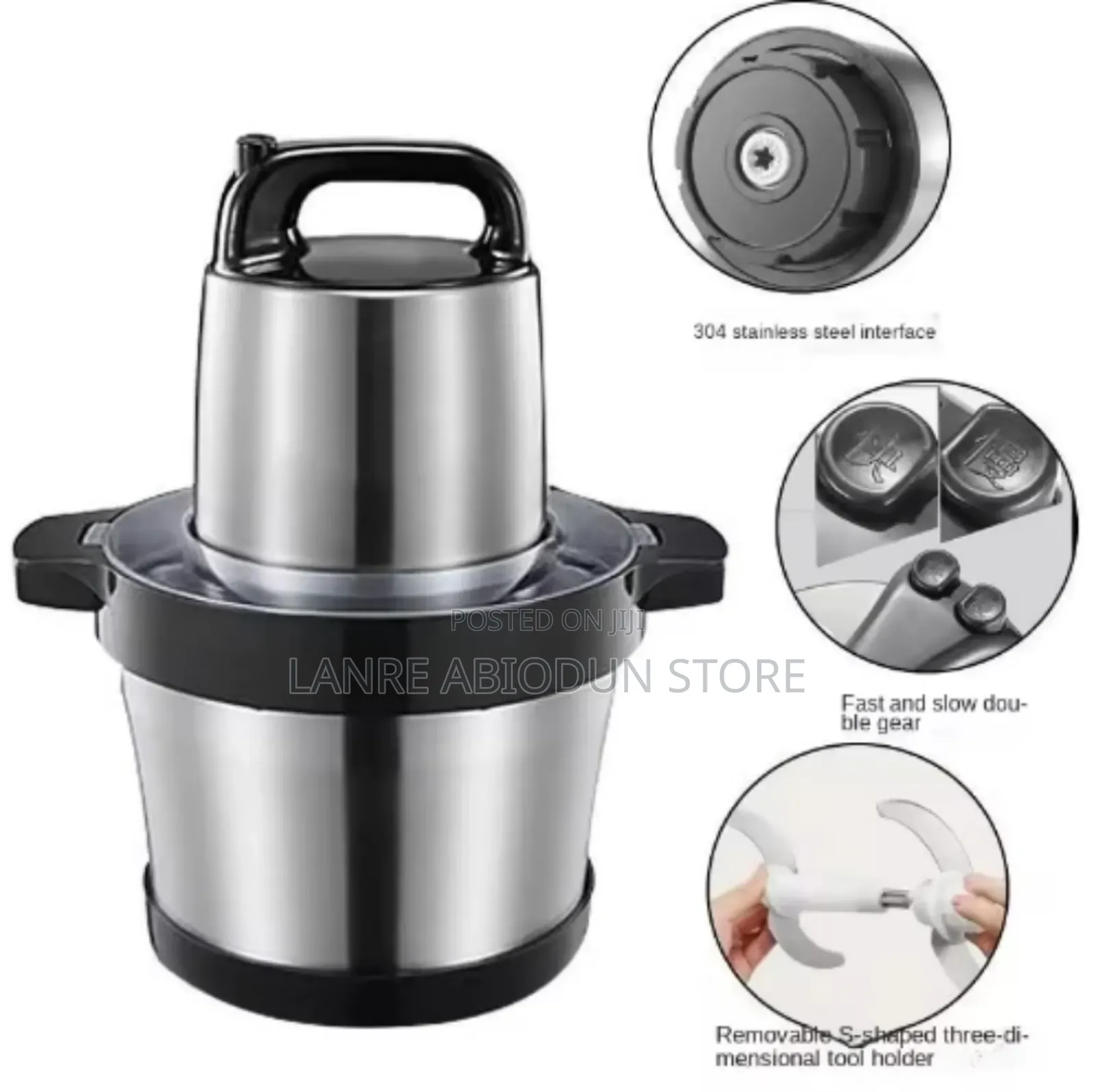 6litre Yam Pounder and Food Processor