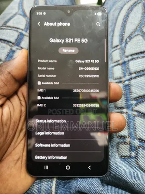 Samsung Galaxy S21 FE 5G 128 GB Black