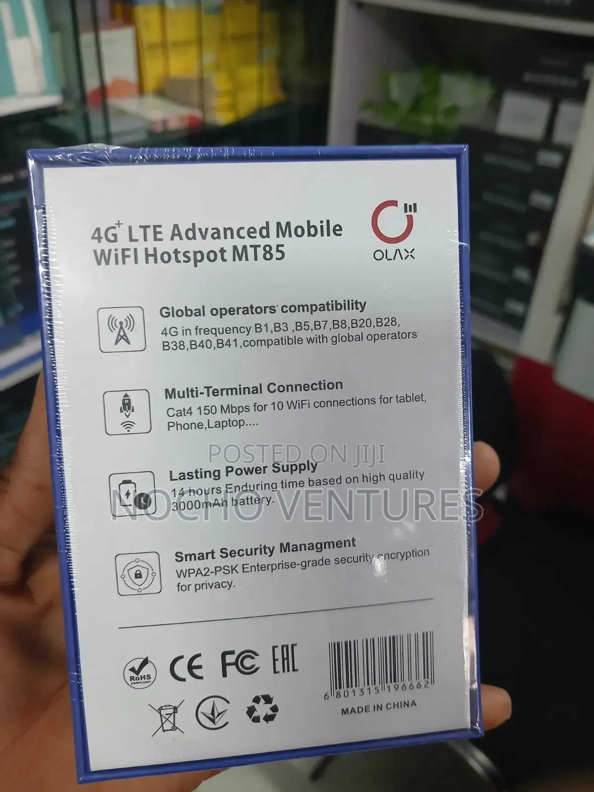 Olax Mt85 4G Lte Advanced Wifi