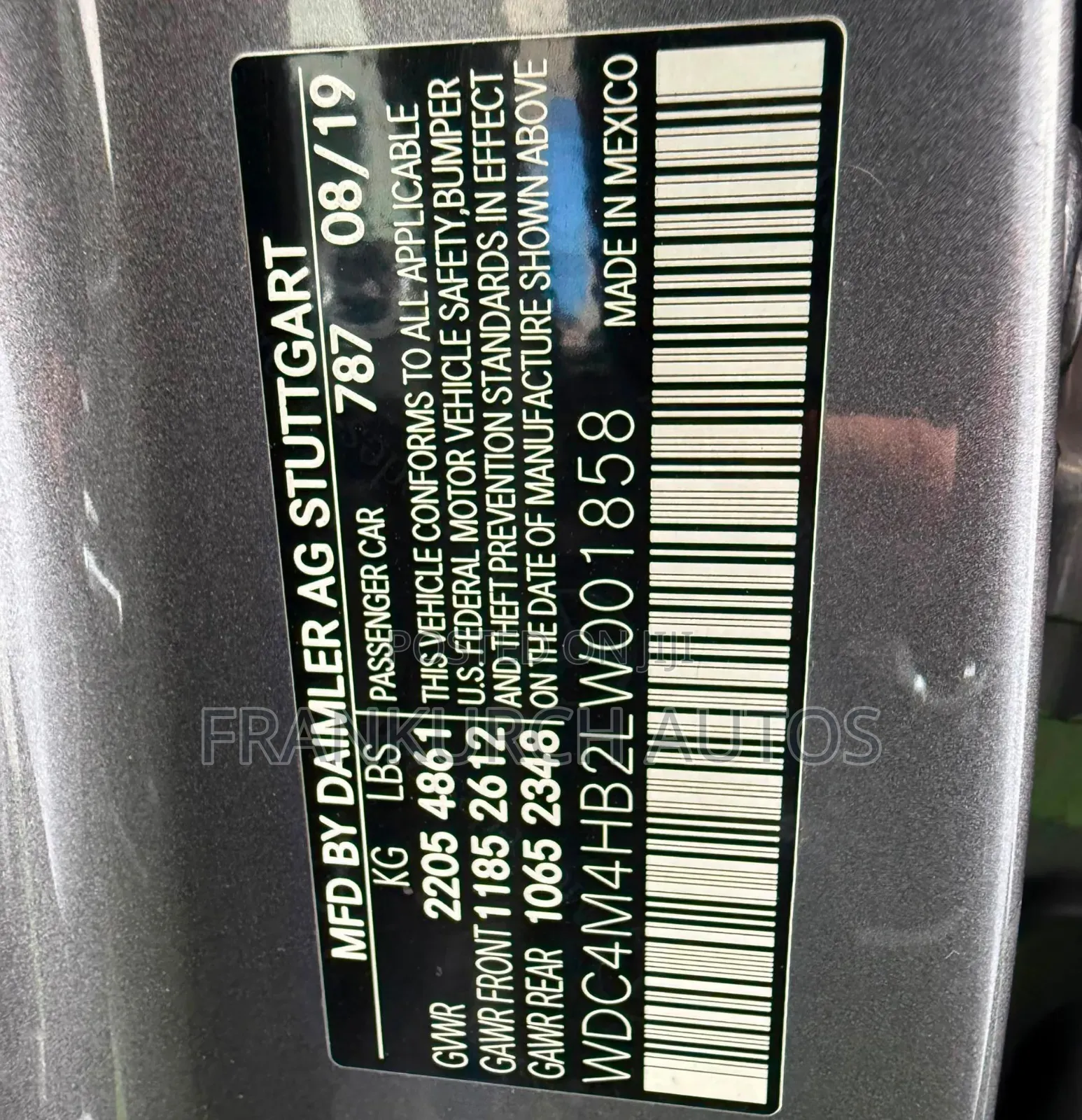 Mercedes-Benz GLB-Class 2020 Silver