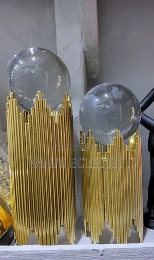 Nordic Luxury Gold-Plated Metal Reed Stands