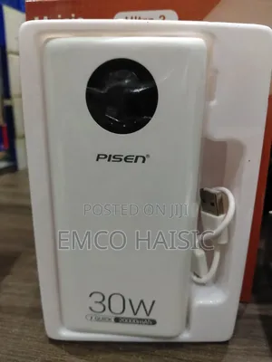 20mah 30w Pisen Fast Charging Powebank