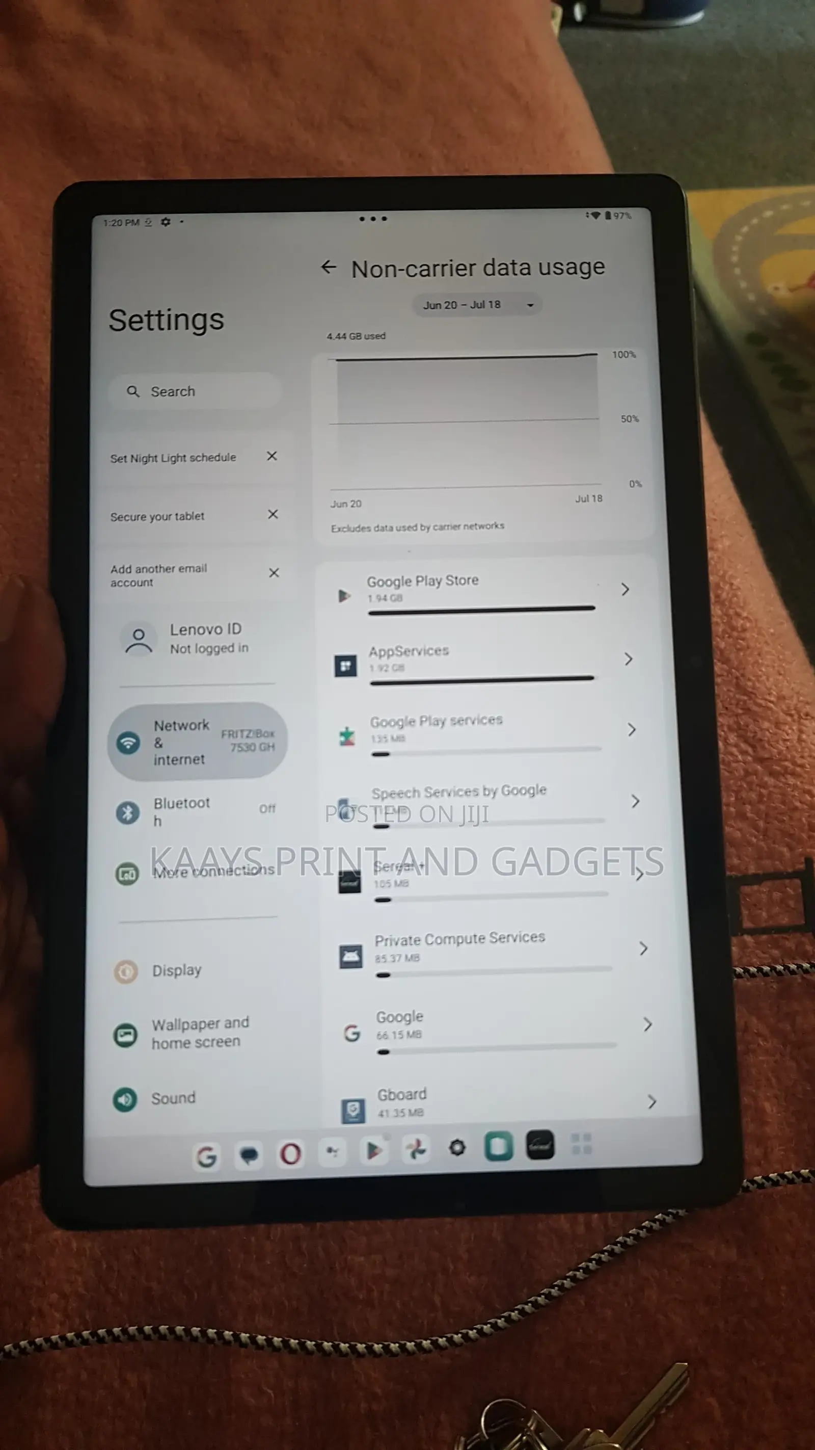 New Lenovo Tab M10 Plus (3rd Gen) 64 GB Black