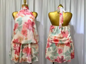 A Soft Feminine Floral Chiffon Mimi Dress