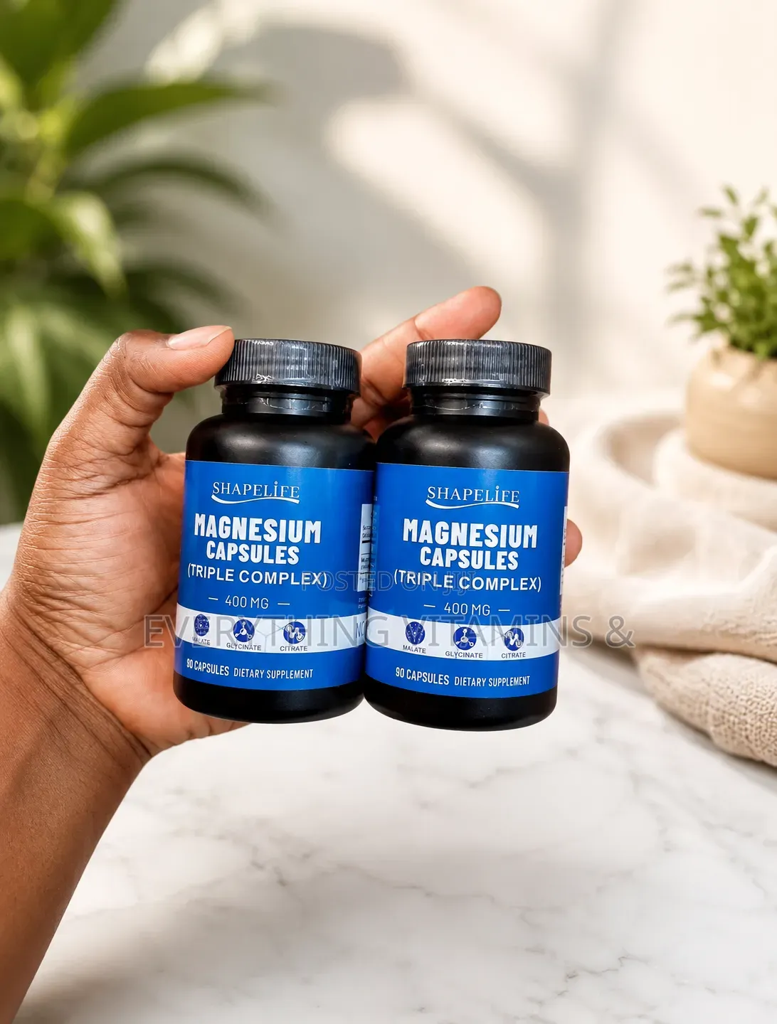Magnesium Triple Complex (Malate, Glycinate, Citrate) 400mg