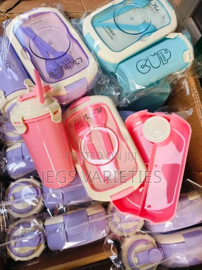 Lunchplate Waterbottle Set