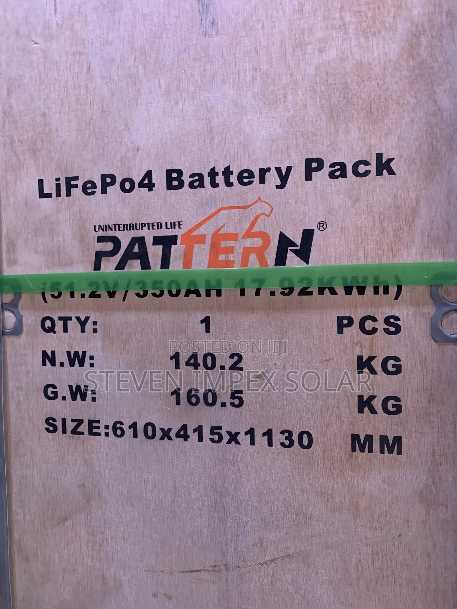Pattern Icon Lithium Solar Battery 17.5kwh 51.2v 350ah