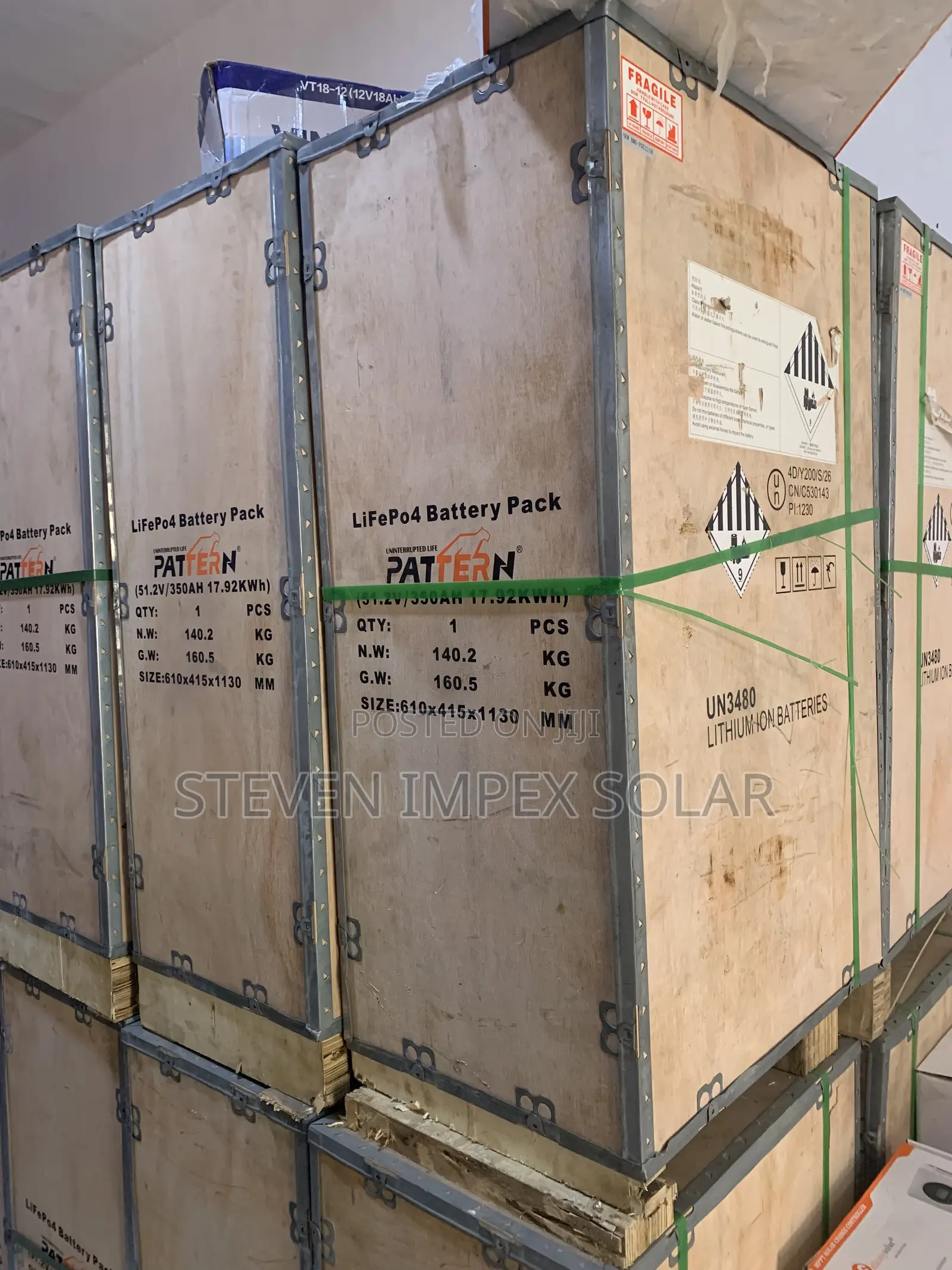 Pattern Icon Lithium Solar Battery 17.5kwh 51.2v 350ah