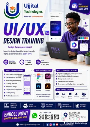 UI/UX Design and Website Design Professional Training Classes