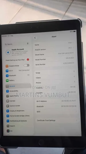 Apple iPad 10.2 (2021) 64 GB Silver
