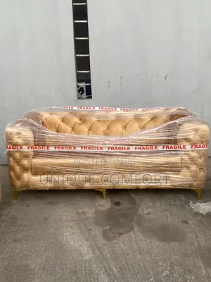 Brand New 7 Seaters Full Padded Luxury Sofa With Center Table
