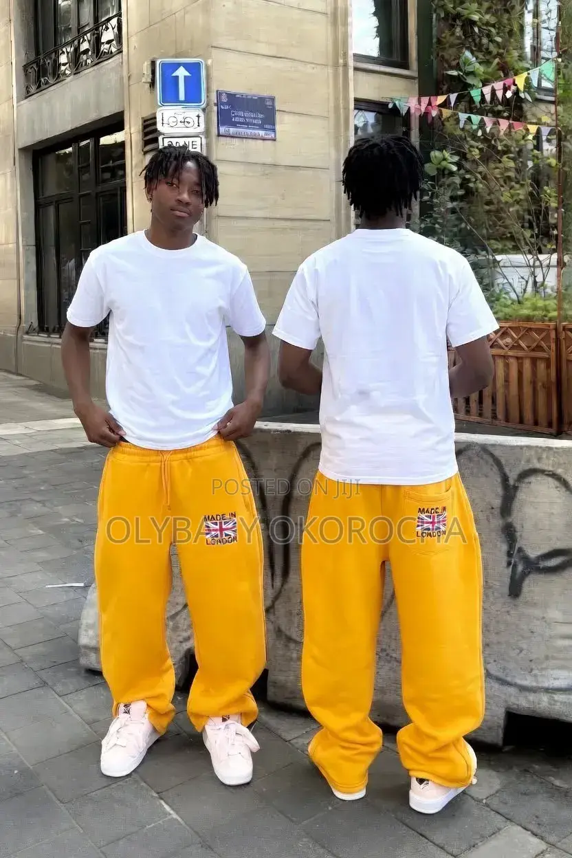 Luxurious Yellow Joggers
