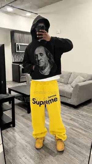 Luxurious Yellow Joggers