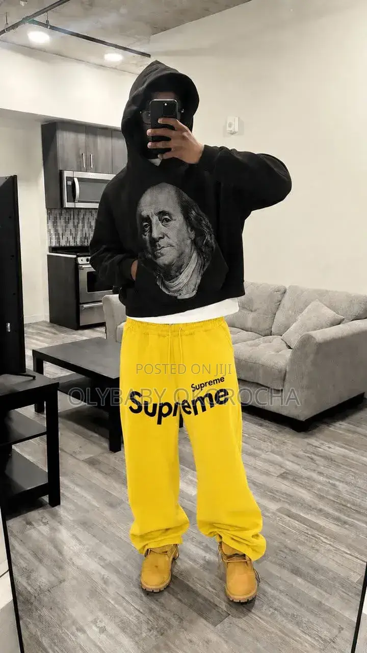 Luxurious Yellow Joggers