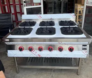 Gas Cooker 6 Burners Without Oven