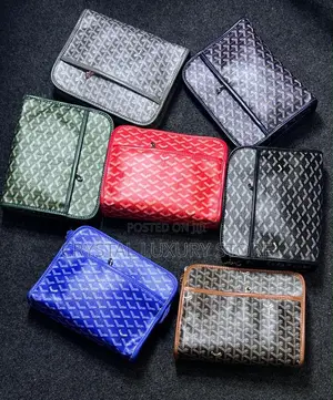 Goyard Quality Luxury Men Genuine Leather Purse