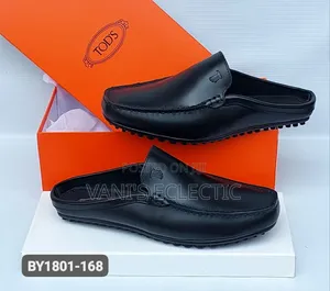 Premium Tod’s Men’s Leather Half Shoes / Mules