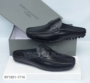 Premium Backless Loafers (Leather Half Shoes / Mules)
