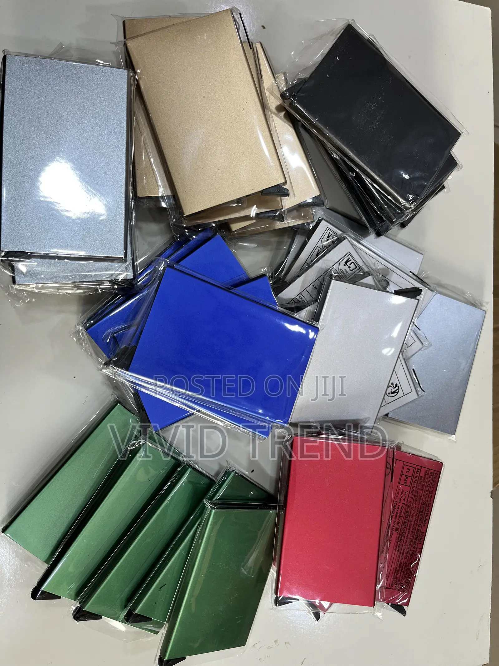 Anti Theft Metal Card Holder