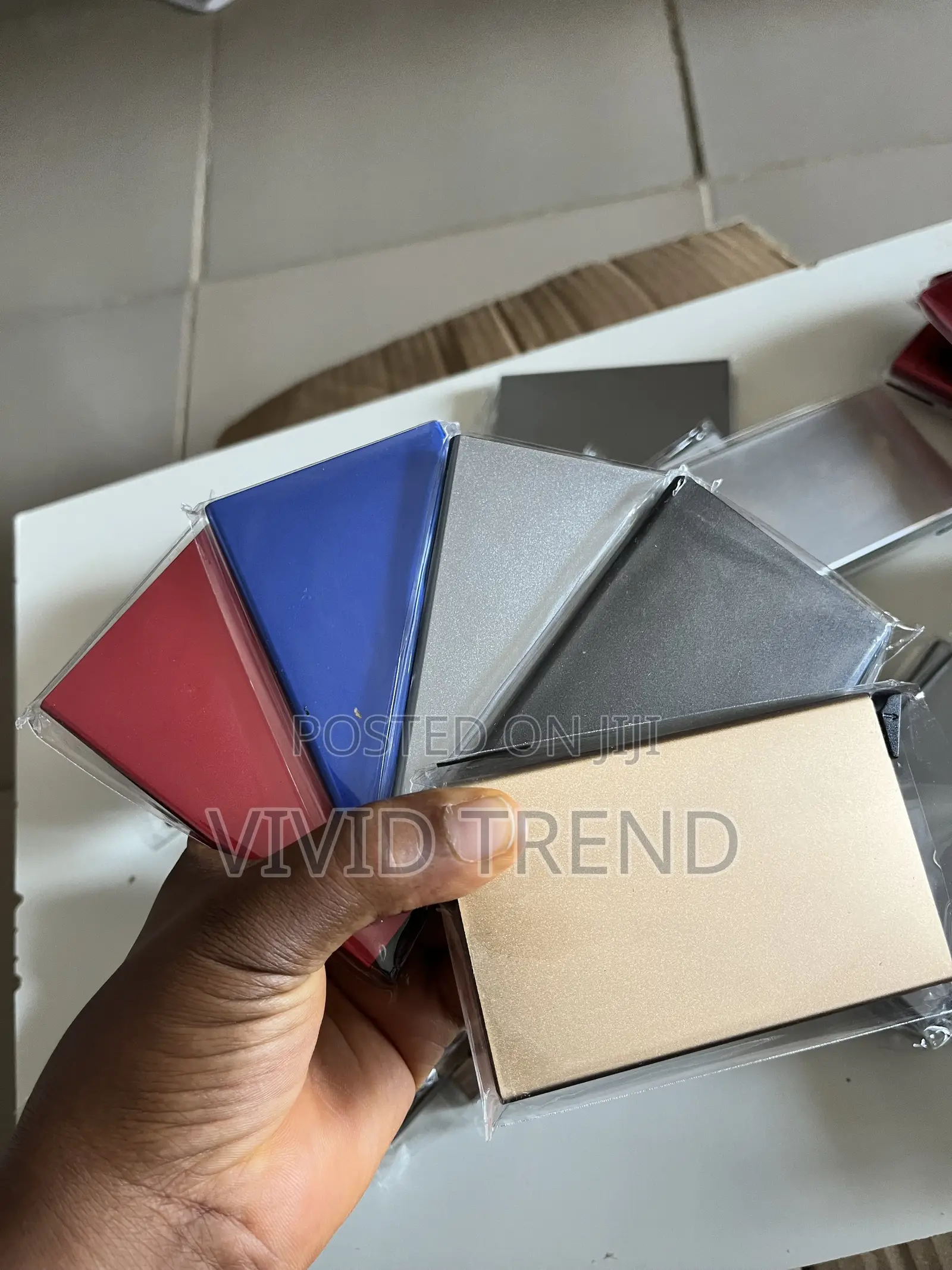 Anti Theft Metal Card Holder