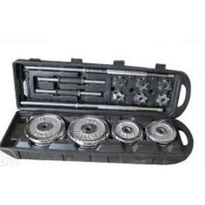 50KG Boxed Chrome Dumbbell Set – Complete Weight Training Set