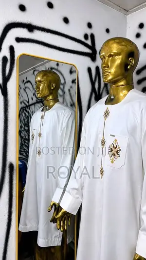 Monogram Tailor Agbada With Inner