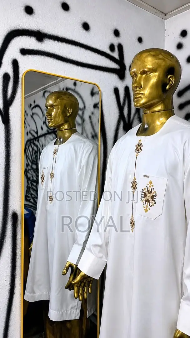 Monogram Tailor Agbada With Inner