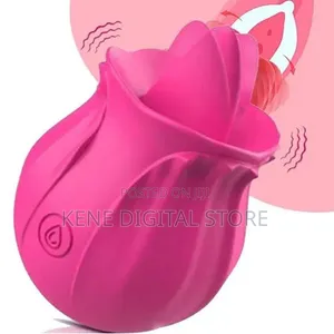 Rose Clitoral Sucker Licking Vibrator - Soft Silicone Intimate Toy