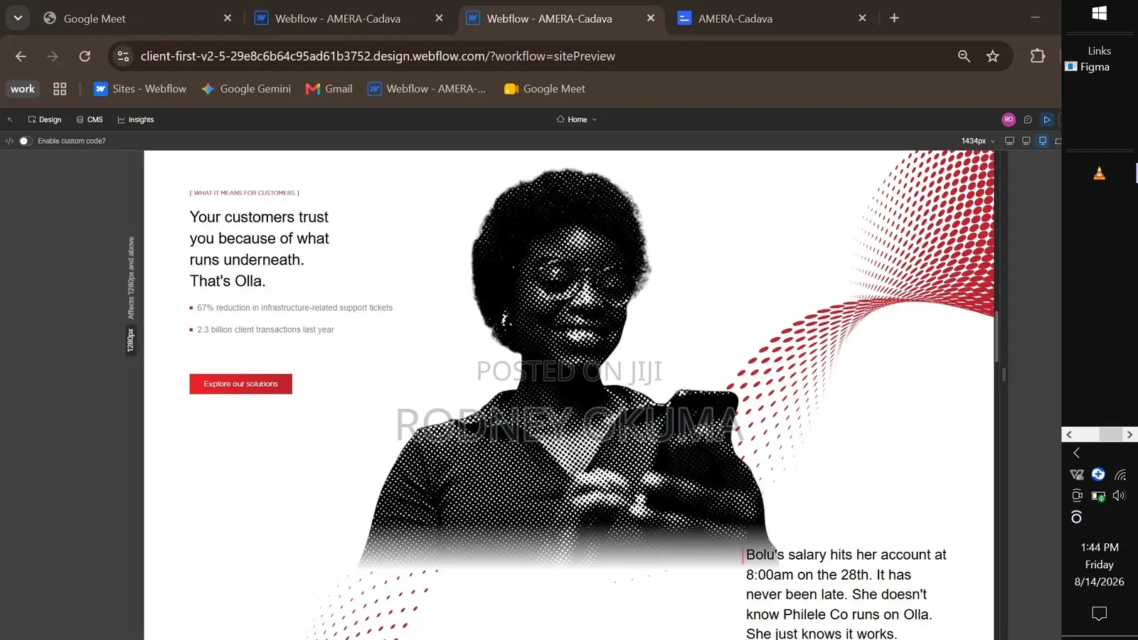 Very Professional Landing Page Website