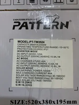 3.5kva 24v Pattern Hybrid Inverter
