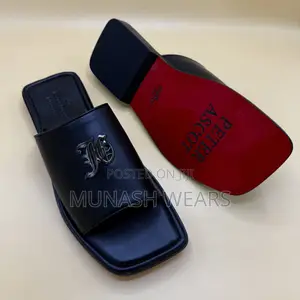 Peter Ascot Leather Sole Slipers 40-46