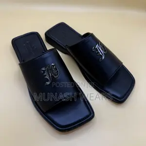 Peter Ascot Leather Sole Slipers 40-46