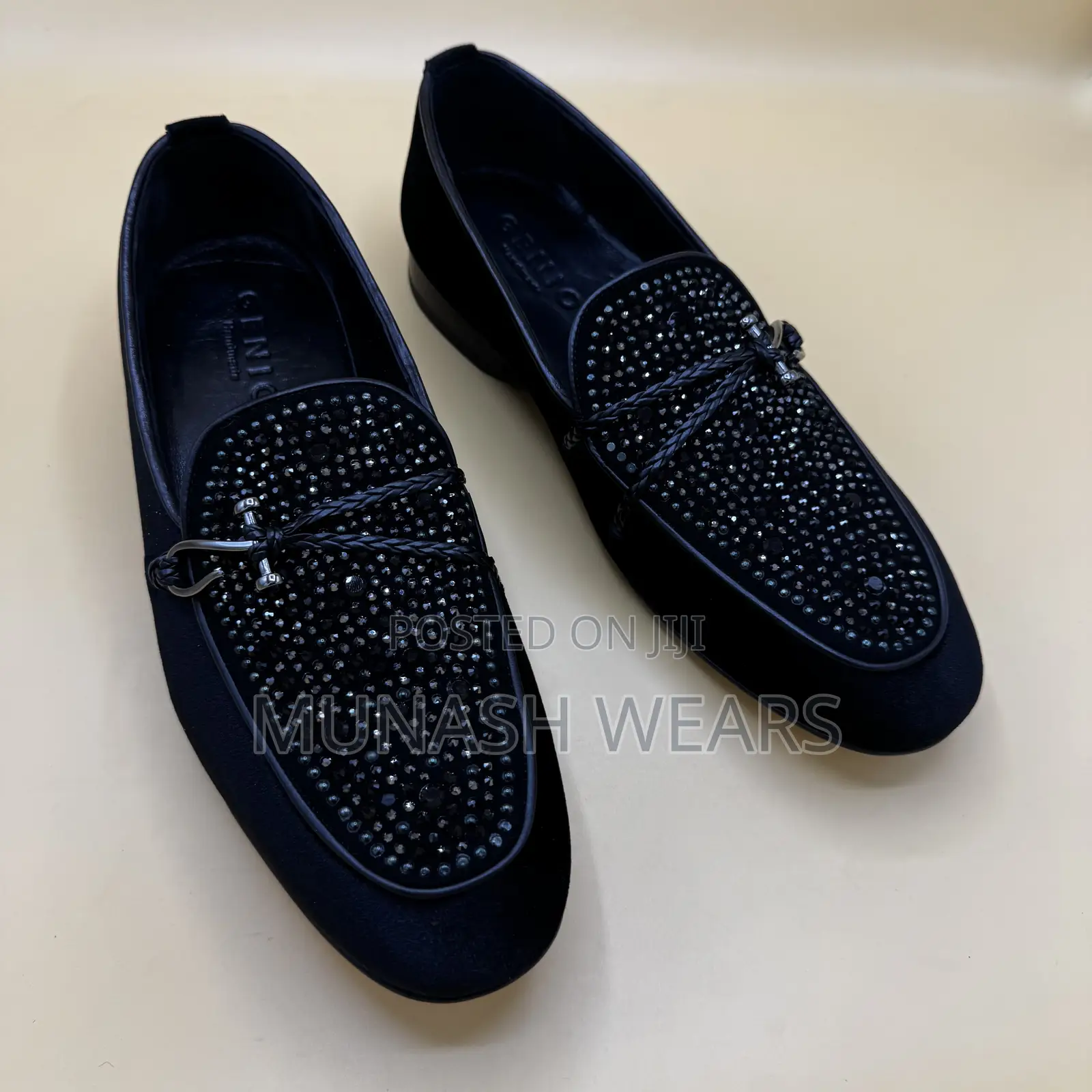 Original Italian Genio Stone Upper Leather Shoes