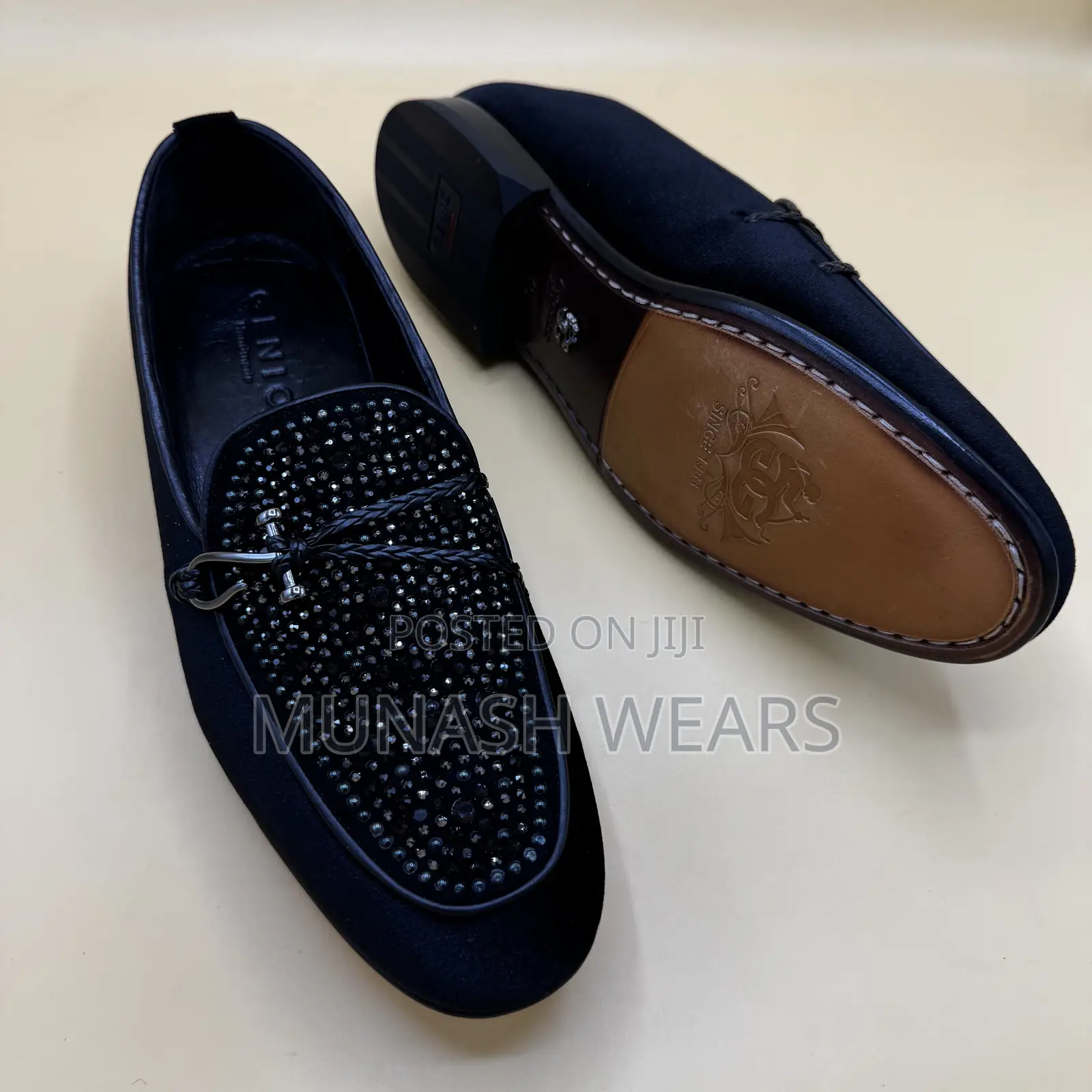 Original Italian Genio Stone Upper Leather Shoes