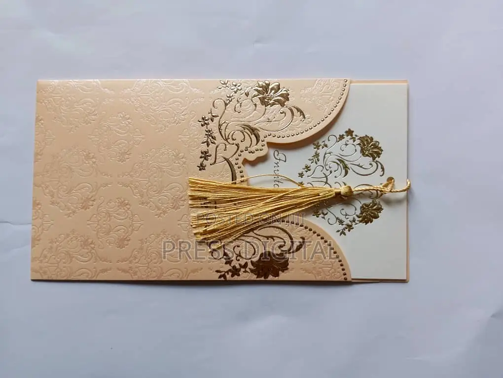 Modern Marriage Invitation Card