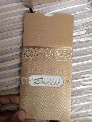 Modern Marriage Invitation Card