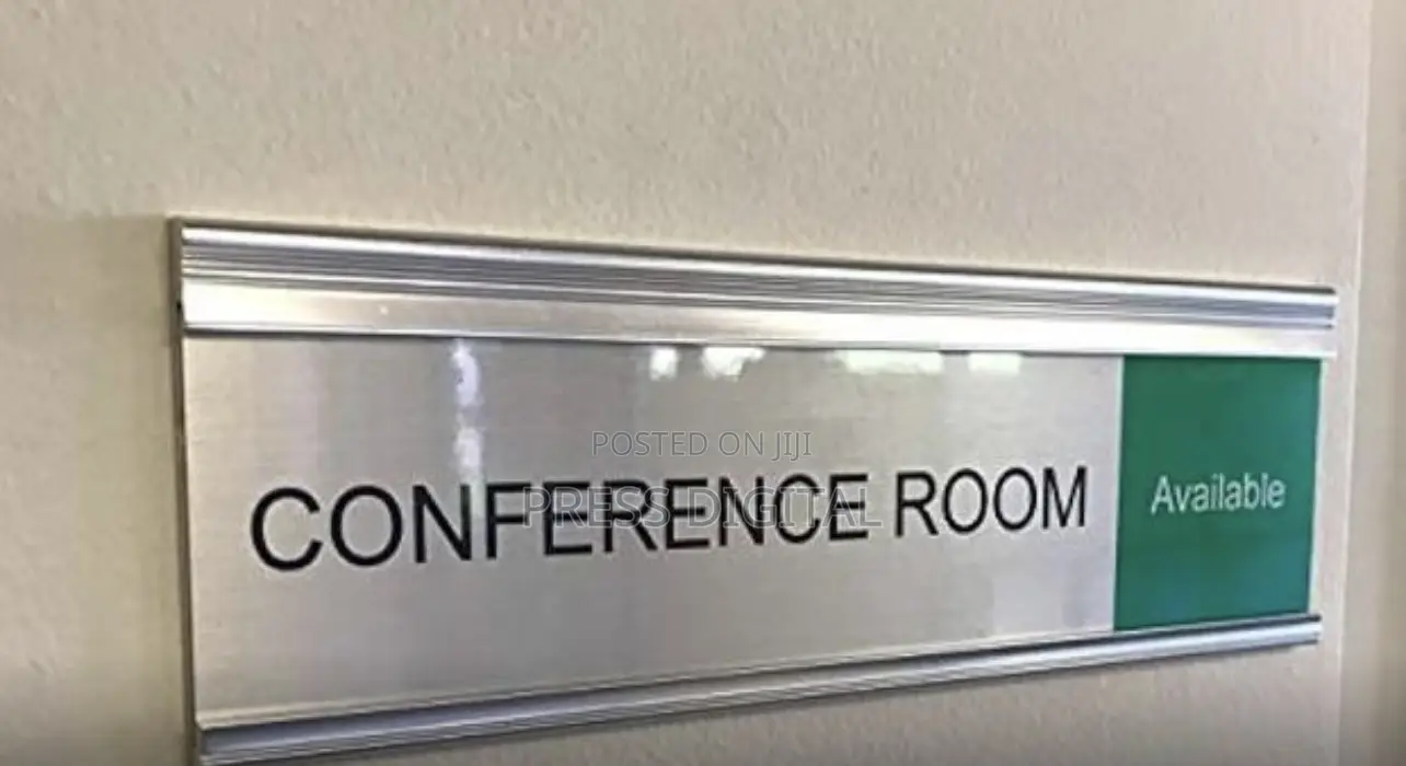 Hanging Corporate Office Tag Sign